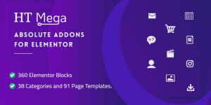 HT Mega Pro v2.1.0 – Absolute Addons for Elementor Page Builder Plugin
