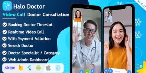 Halo Doctor v1.2.5 – Video Call Doctor Booking Appointment Timeslot with Firebase