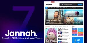 Jannah v7.6.5 – Newspaper Magazine News BuddyPress AMP WP Theme Nulled
