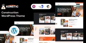 Konstic v1.1.0 – Construction WordPress Theme Download