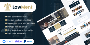LawMent v4.0.0 – SaaS Based Multi Lawyer Appointment System Nulled