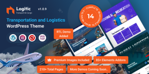 Logitic v1.2.4 - Transportation & Logistics WordPress Theme