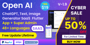 Maan AI v1.9 – ChatGPT, Open AI Flutter App with Super Admin ( SAAS ) Nulled