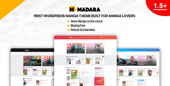 Madara v2.0.1 – Responsive and modern WordPress theme for manga sites Nulled