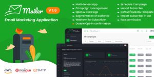 Mailer v1.6 - Email Marketing Application Nulled