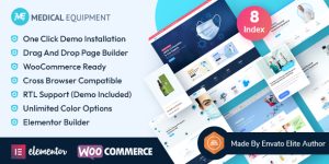 Medical Equipment v1.0.8 - eCommerce WordPress Theme Download