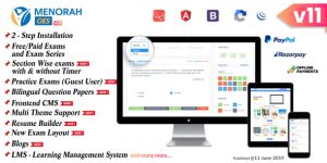MenorahOES v11.0 – Online Learning and Examination System Script Download