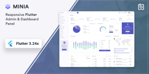 Minia v1.1.0 – Flutter Admin & Dashboard Panel Download