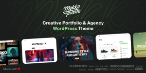 Mokko v1.2.1 – Creative Portfolio & Agency WordPress Theme