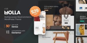 Molla v1.5.18 – Multi-Purpose WooCommerce Theme Nulled