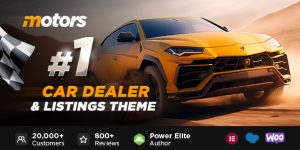 Motors v5.6.80 – Car Dealer, Rental & Listing theme + Android App Nulled