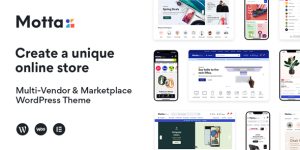 Motta v1.6.3 – Multi-Vendor and Marketplace WordPress Theme