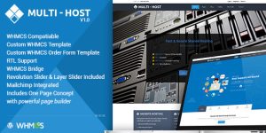 Multi Hosting v3.5 - WHMCS WordPress Theme Download