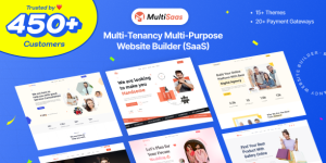 MultiSaas v2.4.0 - Multi-Tenancy Multipurpose Website Builder (Saas) Nulled