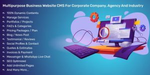 Multipurpose Business Website CMS v4.2.0 - For Corporate Company, Agency And Industry