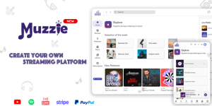 Muzzie v4.6 - Music, Podcast & Radio Streaming Platform Download