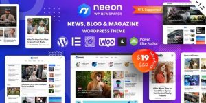 Neeon v3.1.1 – WordPress News Magazine Theme