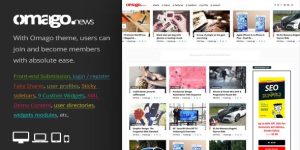 Omago News v3.2 – User Profile Membership & Content Sharing WordPress Theme