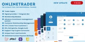 Onlinetrader v6 - Forex Signal Service and Investment Management Solution