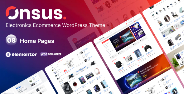 Onsus v1.0.9 – Electronics E-commerce WordPress Theme