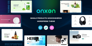 Onxen v1.1.3 - Single Product WooCommerce Theme