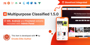 PSX Multipurpose Classified Flutter App v1.5.5 with Laravel Admin Panel