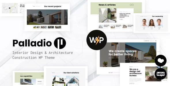 Palladio v1.1.9 – Interior Design & Architecture Construction WordPress Theme