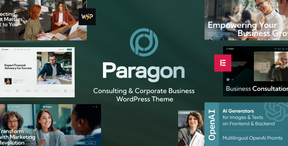 Paragon v1.0 – Consulting & Corporate Business WordPress Theme Nulled