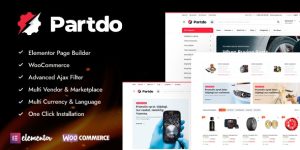Partdo v1.4.7 – Auto Parts and Tools Shop WooCommerce Theme Nulled