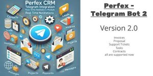 Perfex CRM and TelegramBot Notification Module v2.0.1 -Perfex CRM Addons