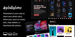 Photoshare v1.2 – Blog Story & Photos Download WordPress Theme