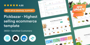 PickBazar v11.9.0 - React Ecommerce Template with React Hooks, Next JS, GraphQL & REST API