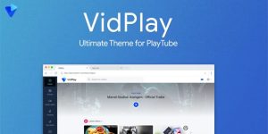 VidPlay v3.1 – The Ultimate PlayTube Theme