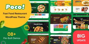 Poco v2.2.6 – Fast Food Restaurant WordPress Theme