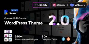 Rakon v2.3 - Creative Multi-Purpose WordPress Theme Download