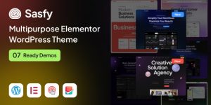 Sasfy v1.0.5 – Multipurpose Elementor WordPress Theme Download
