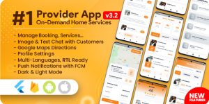 Service Provider App v3.2.0 - On-Demand Home Services Complete Solution