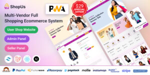 ShopUs v2.0.0 - Laravel Multivendor Fashion eCommerce Website