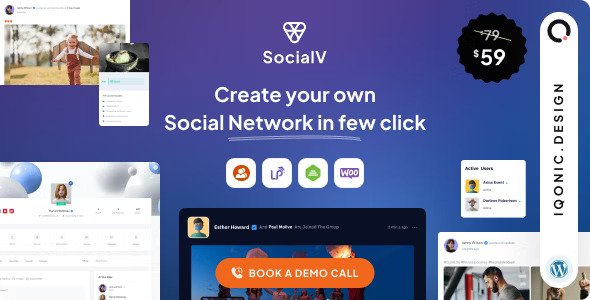 SocialV v2.1.4 - Social Network and Community BuddyPress Theme