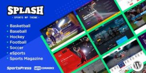 Splash v4.4.4 – Sport Club WordPress Theme for Basketball, Football, Hockey