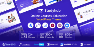 Studyhub v1.0.9 – Education WordPress Theme