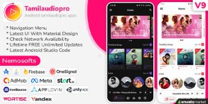 Tamilaudiopro v10.2 - Online Music Streaming Apps Nulled