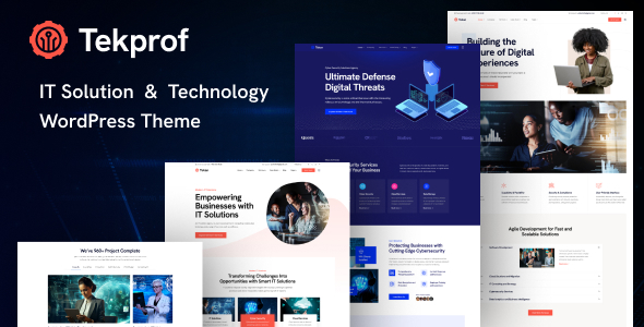 Tekprof v1.0.2 - IT Solution & Technology Elementor WordPress Theme