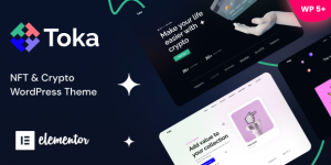 Toka v1.39 - NFT & Crypto WordPress Theme Download