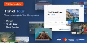 Travel Tour v5.3.9 – Travel & Tour Booking WordPress Theme Nulled