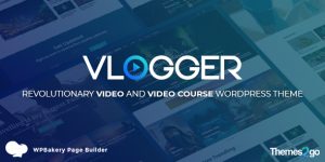 Vlogger v3.2.0 - Professional Video & Tutorials WordPress Theme