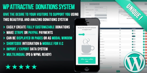 WP Attractive Donations System v1.29 - Easy Stripe & Paypal Donations Plugin