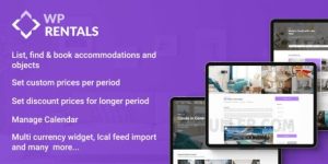 WP Rentals v3.13.1 – Booking Accommodation WordPress Theme Nulled