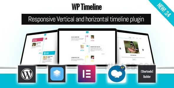 WP Timeline v3.7 – Vertical and Horizontal timeline plugin