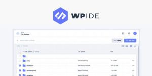 WPIDE Premium v3.5.2 - File Manager & Code Editor Plugin